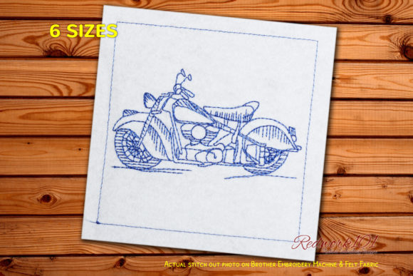 1940 Indian Chief Bluework: A Classic Embroidery Design