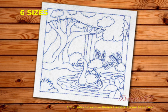 Charming Duck Embroidery for Personalized Gifts