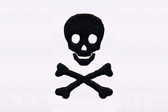 Cross and Bones: A Versatile Embroidery Design