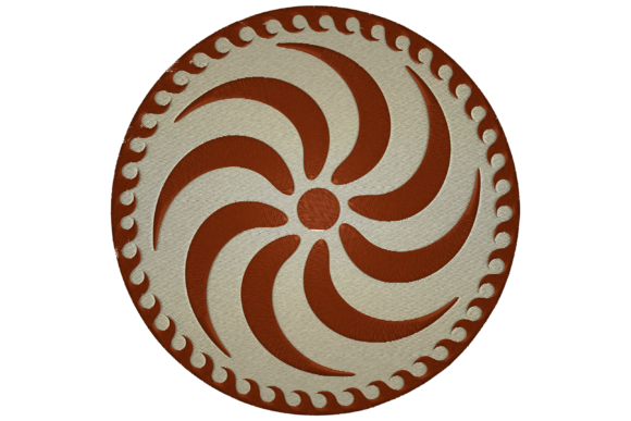 Exploring Spartan Shield: A Versatile Embroidery Design
