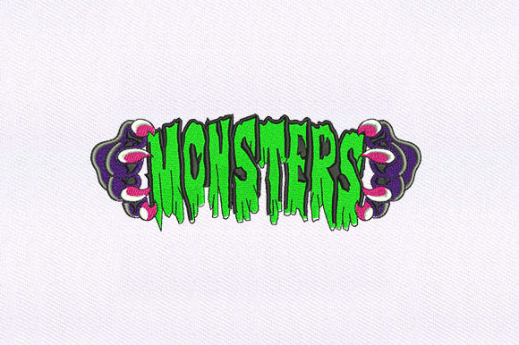 Monsters Text: A Spooky Addition for Halloween Crafts