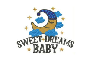 Sweet Dreams Baby: A Charming Embroidery Design