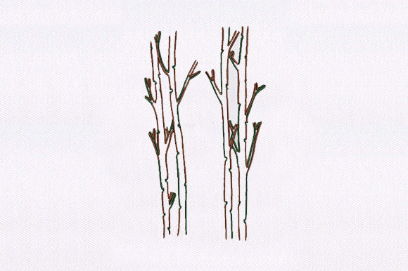 Tree Without Leaf: A Versatile Embroidery Design