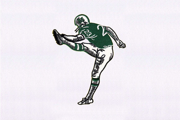 Young Football Player Design: A Versatile Embroidery Gem
